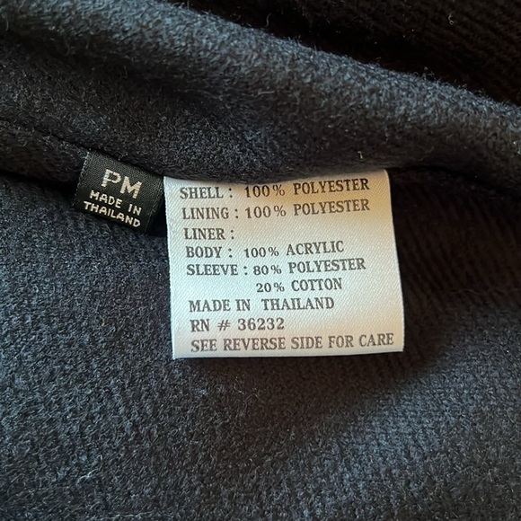 Gallery Black Car Coat with removable lining-PM - Picture 9 of 11